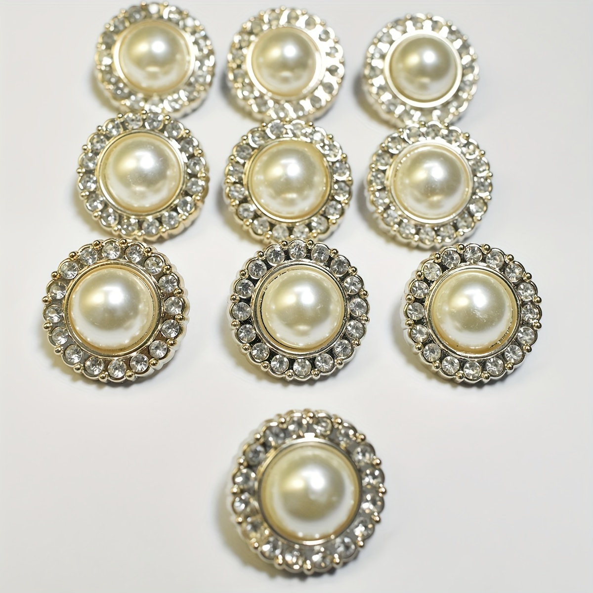 Round Sewing Pearl Buttons Mushroom Buttons For Clothing - Temu