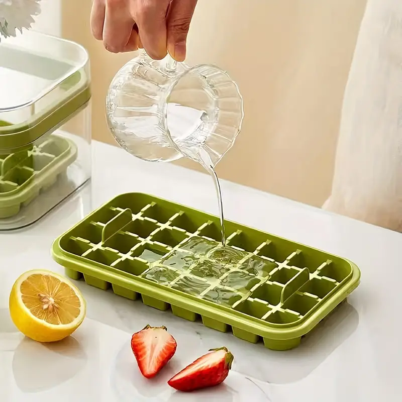 Premium Ice Cube Tray Set Make Perfect Square Ice Cubes For - Temu