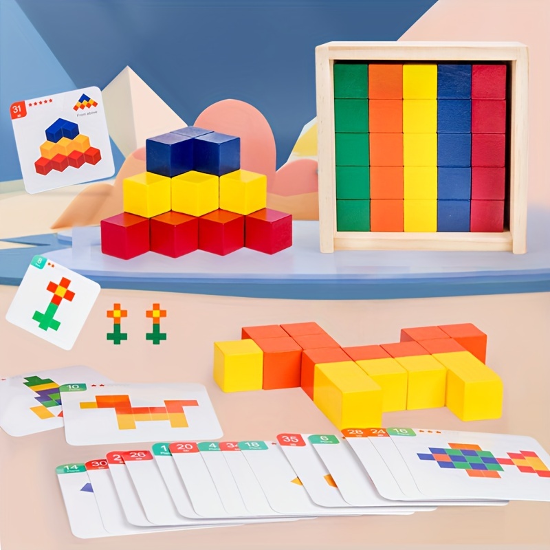 Cube changeant de visage, peinture à base d'eau Grimace Puzzle  d'entraînement à la pensée logique jeu de société parent-enfant jouets pour  enfants 