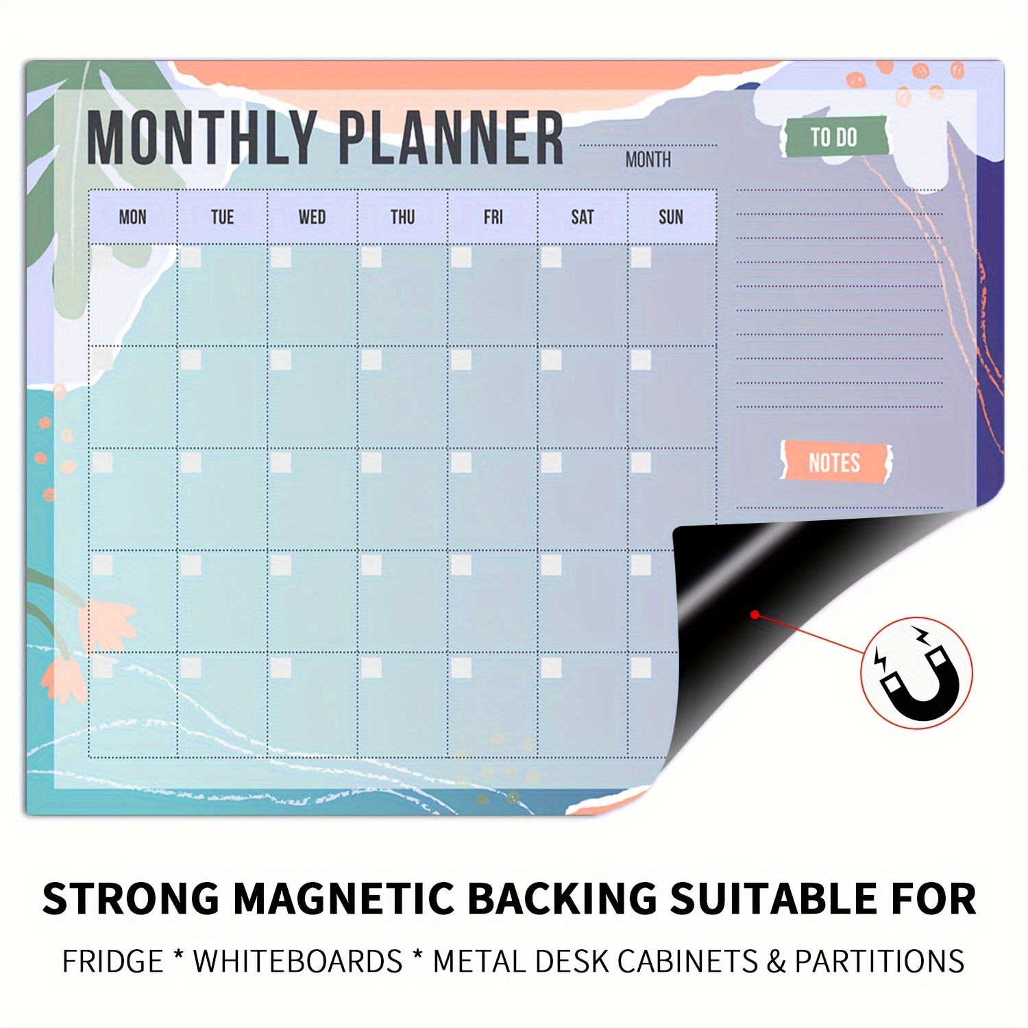 Calendario Magnetico Cancellabile A Secco 1 Pezzo - Temu Italy