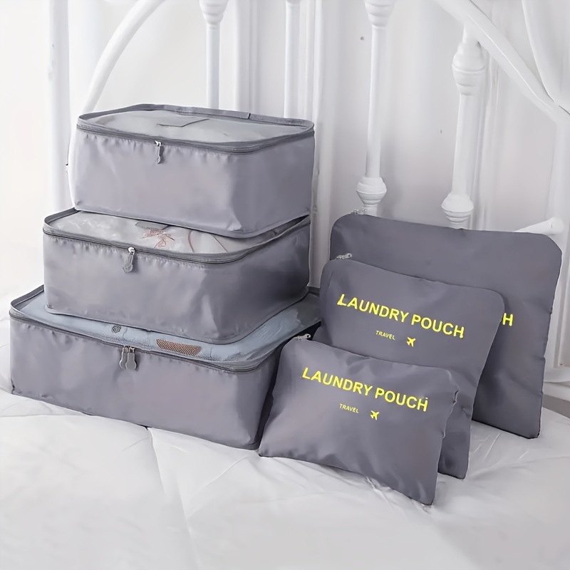 loopsun Storage Bag Suitcase Clothes Travel Shoes Underwear Storage Bag  Organizer Bag Set 