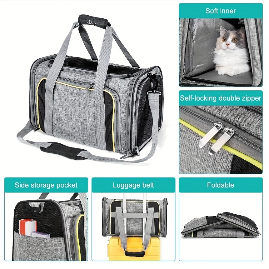 Large-capacity Foldable Pet Bag For Cats And Small Dogs