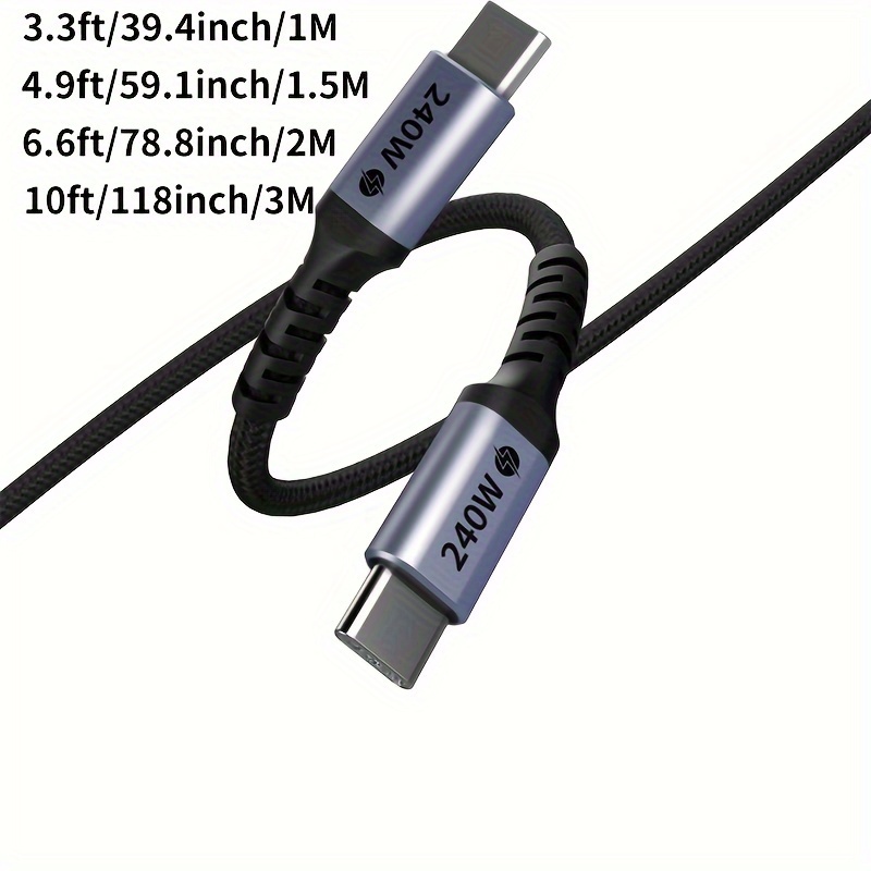 2m USB A to USB C Charging Cable Durable - USB-C Cables, Cables