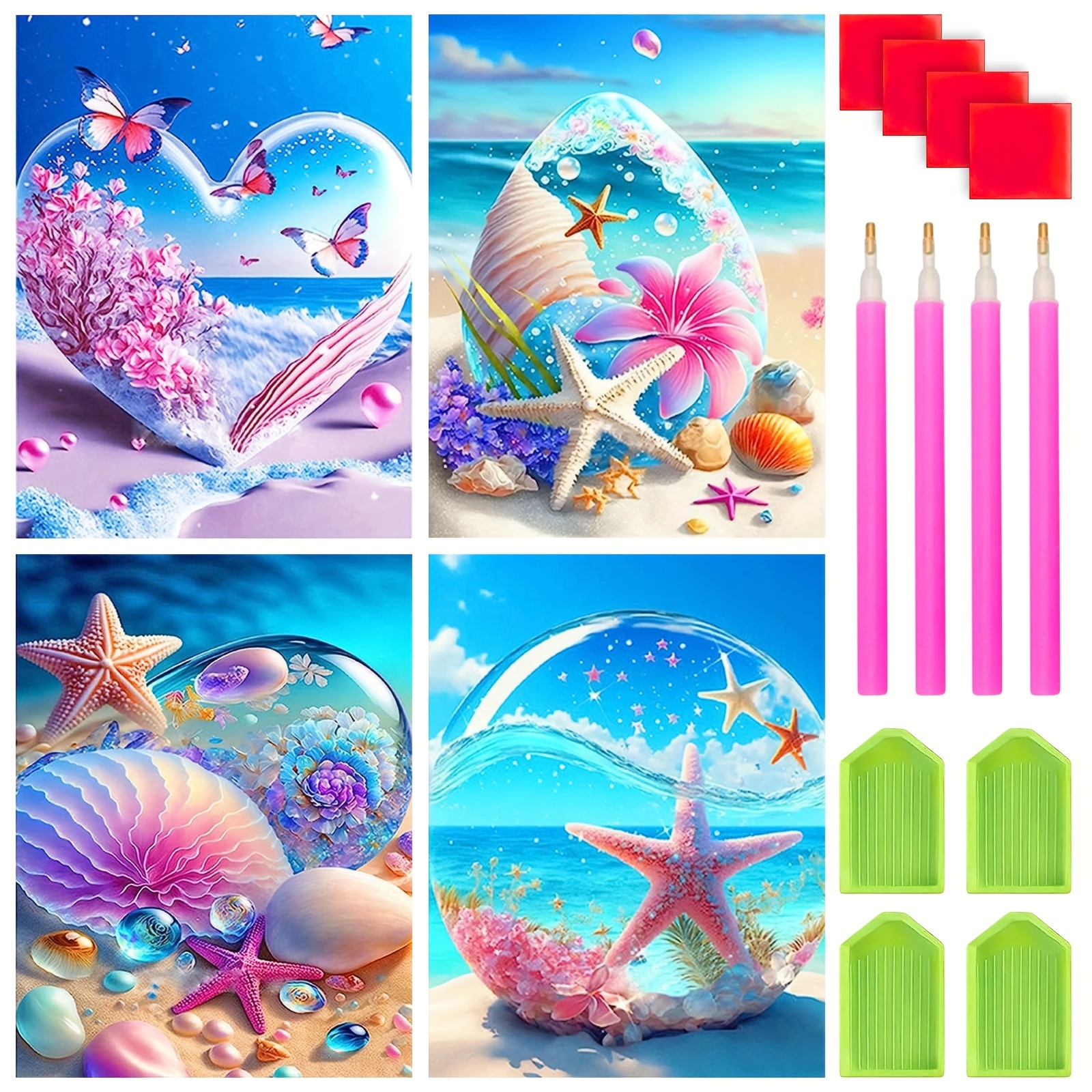 Starfish on the Beach - Diamond Painting Kit
