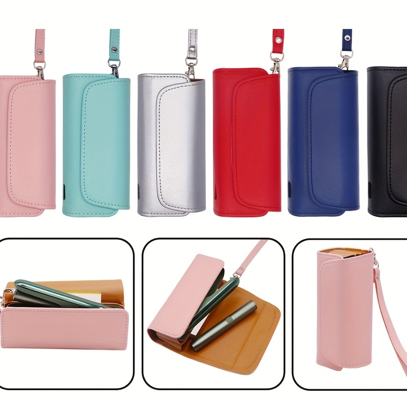 High Quality 4 Colors Leather Case Iqos Iluma Prime Cover - Temu