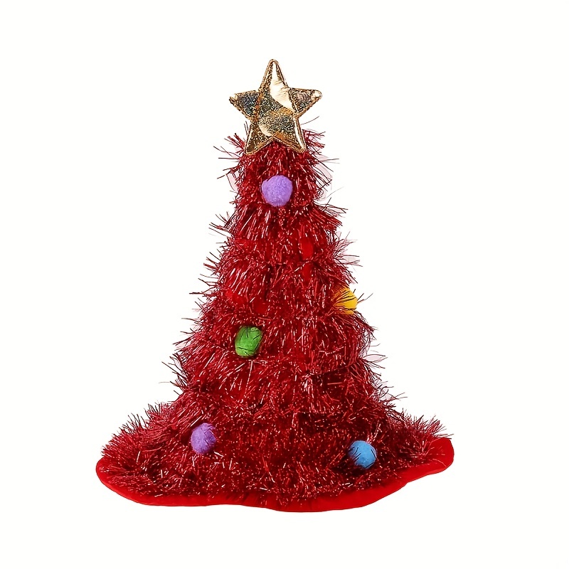 Christmas Festive Hat Christmas Tree Multi colored Grass - Temu