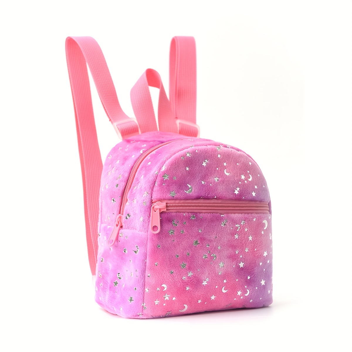 womens mini backpack adjustable straps star moon print - Temu display picture 3