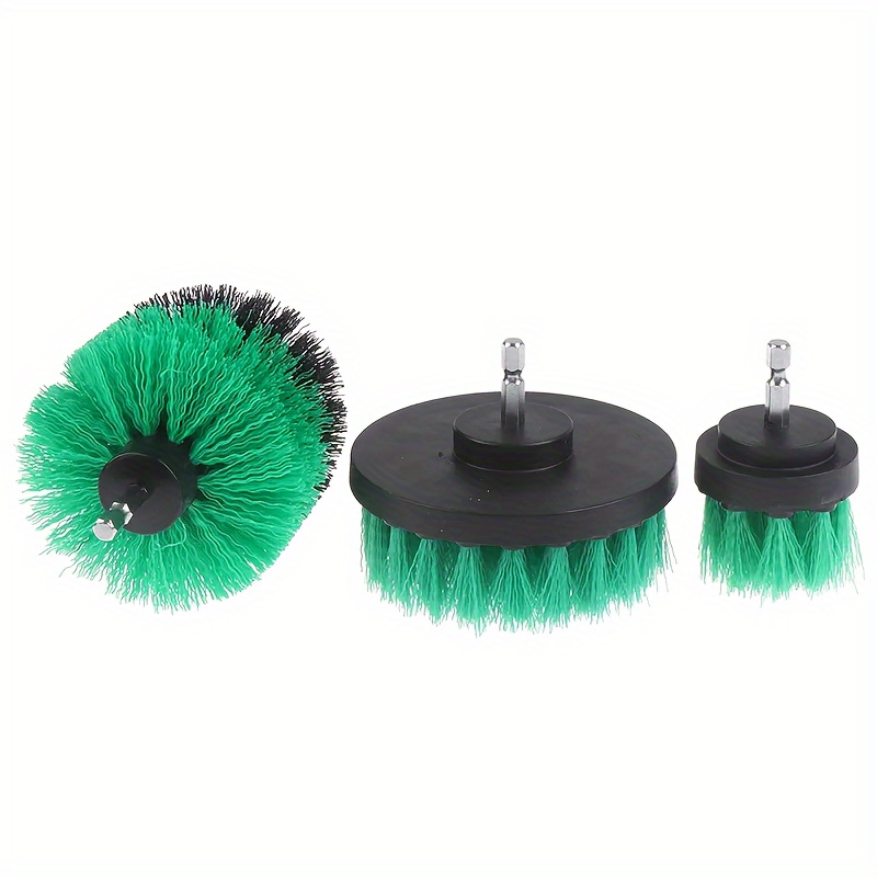 Electric Scrubber Brush Drill Brush Kit Plastic Round - Temu