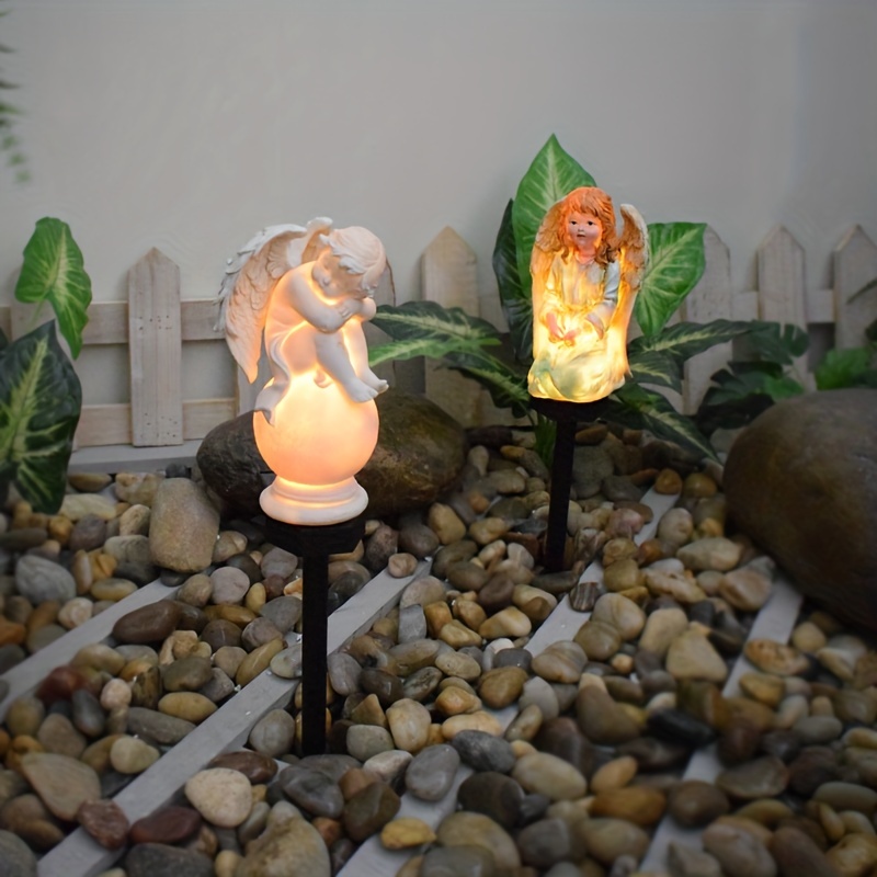 Rock shaped online solar lights