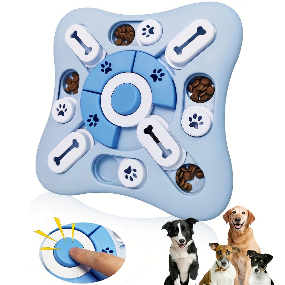 Dog Bowl Dog Puzzle Toys Dog Puzzle Feeder Interactive Dog Toys