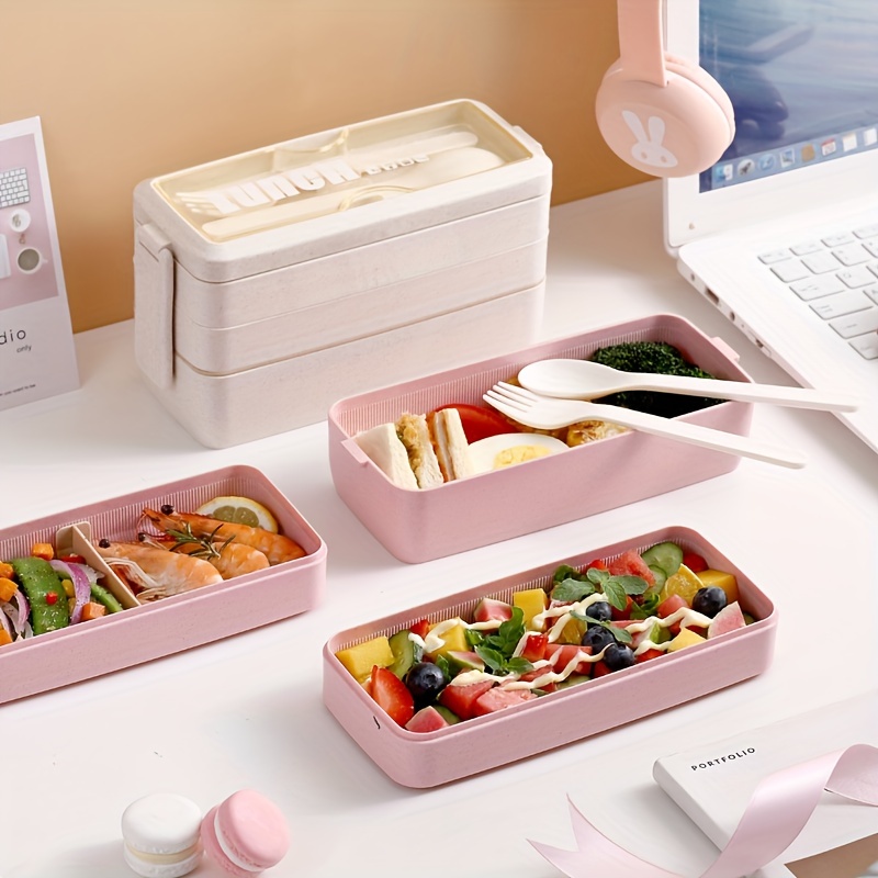 Portable Insulated Lunch Container With Bag, Kawaii Panda Thermal Lunch Box  Bento Box, Insulated Food Container With Handle, Stackable Stainless Steel  Food Container, Kitchen Supplies For Teenagers And Workers At  School,canteen 