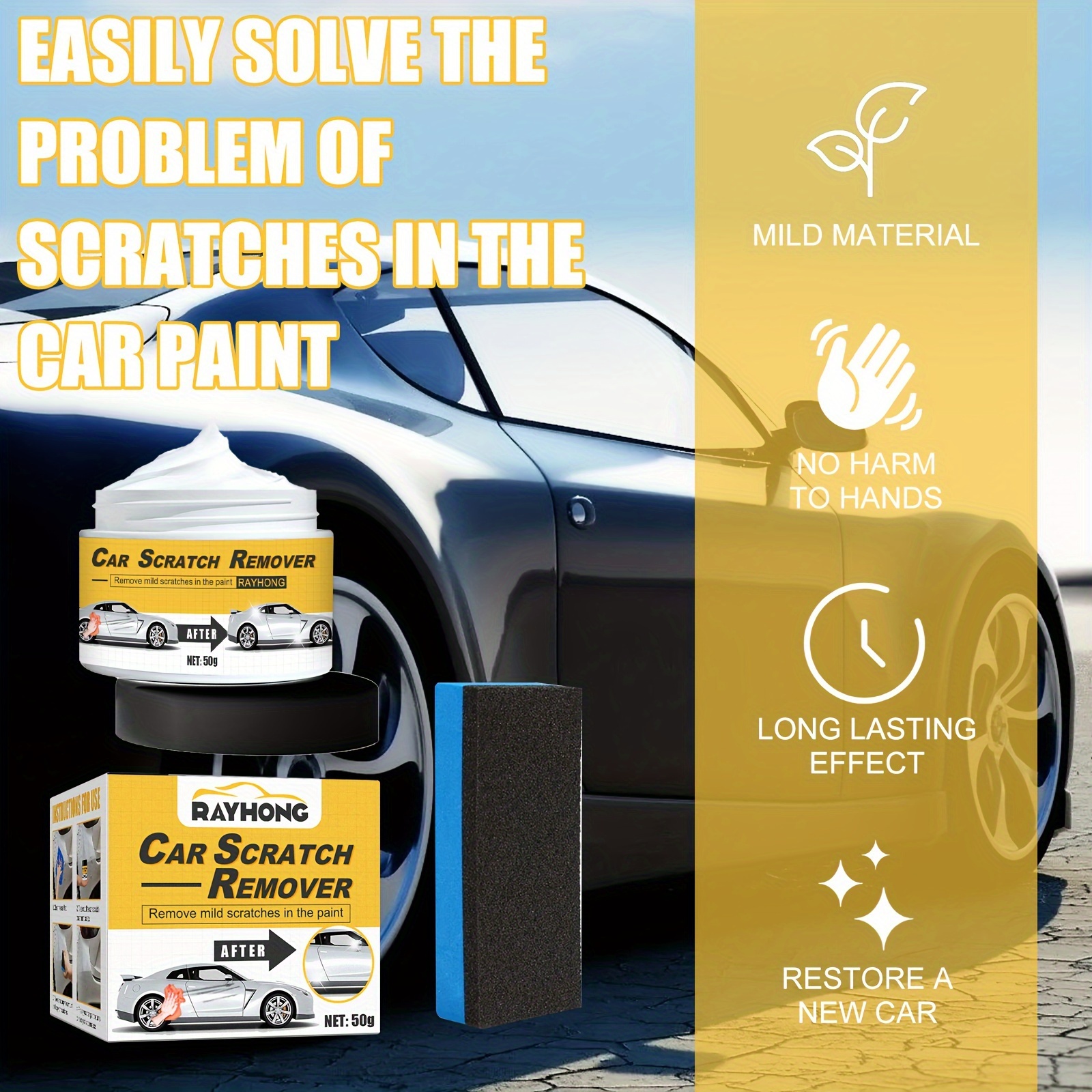 Car Scratch Repair Kit Scratch Remover Car Polish Restorer - Temu