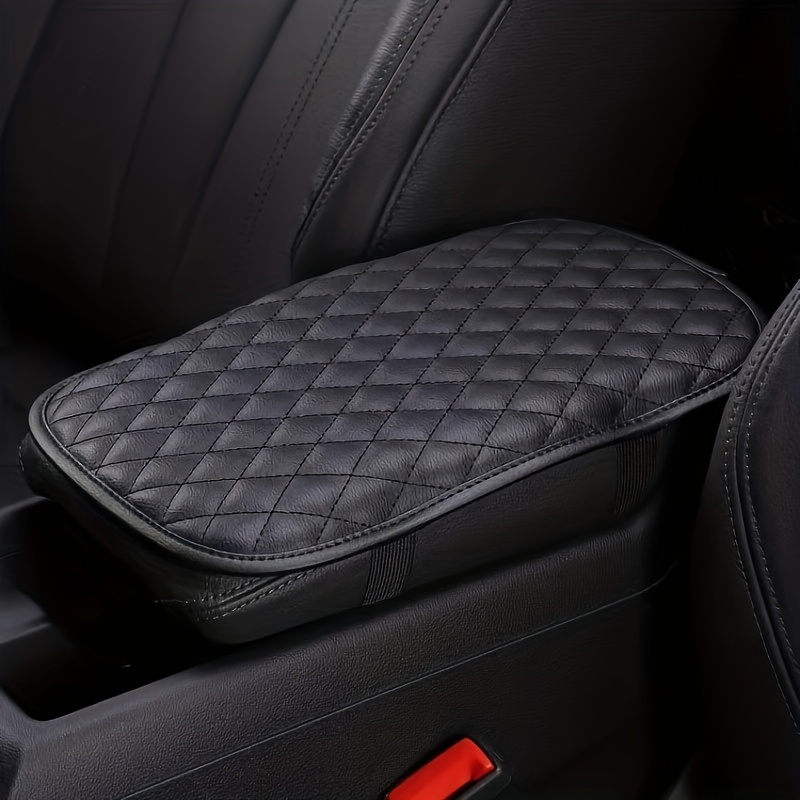 Automotive Universal Armrest Box Mat High Quality Pu Leather - Temu