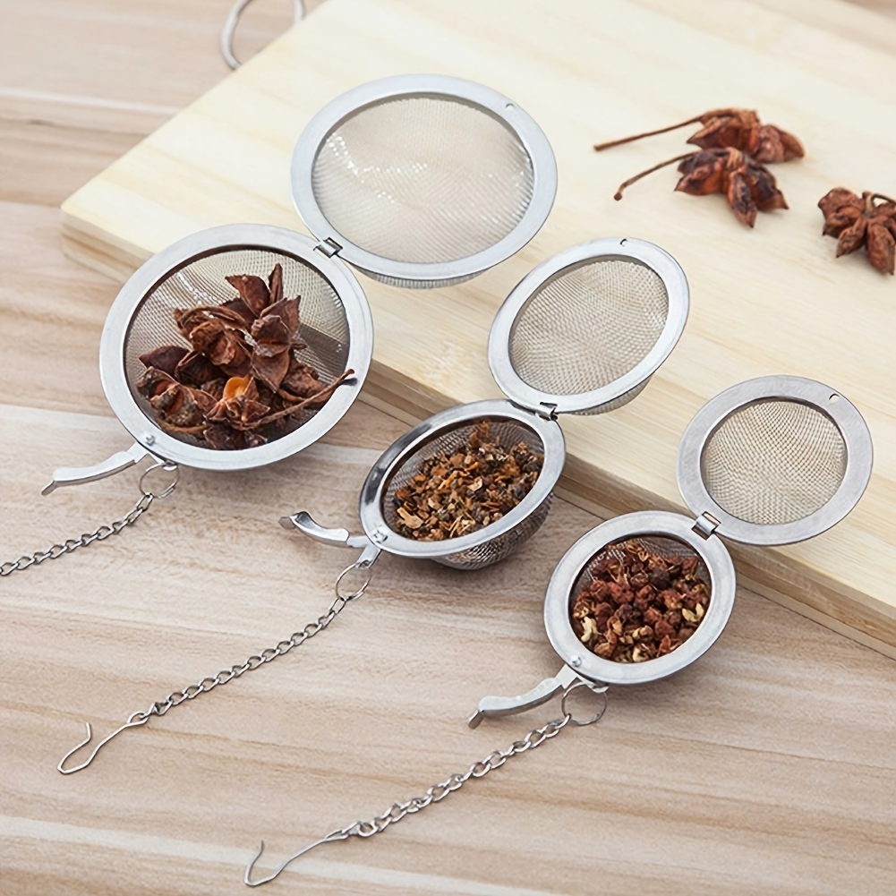 Stainless Steel Spice Seasoning Strainer Tea Ball Strainer Soup