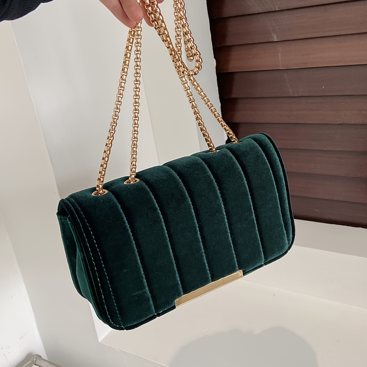 Velvet discount satchel bag