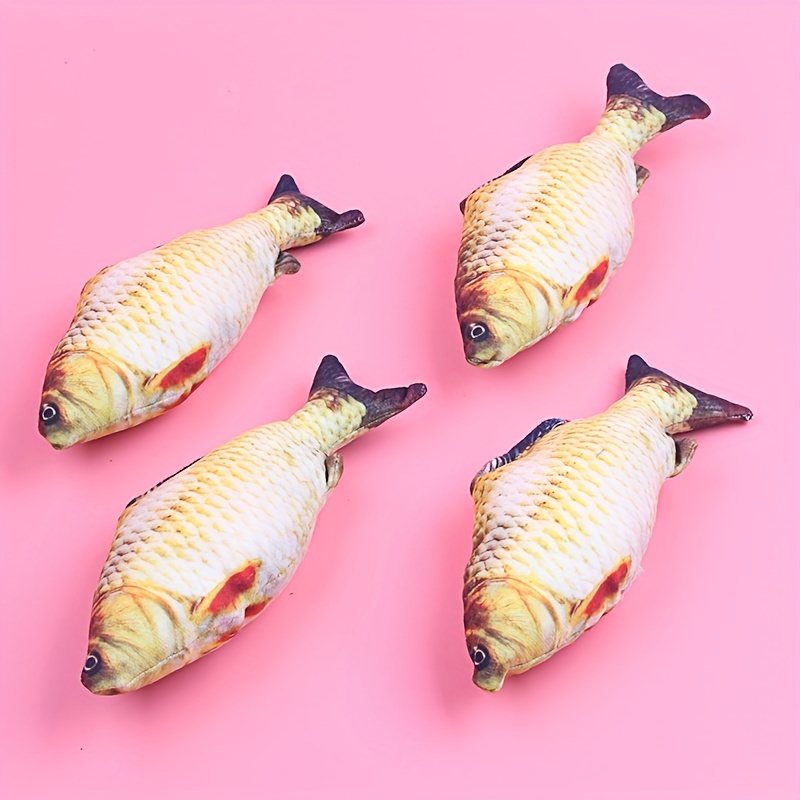 Simulation Plush Fish Shape Doll Interactive Pets Pillow - Temu