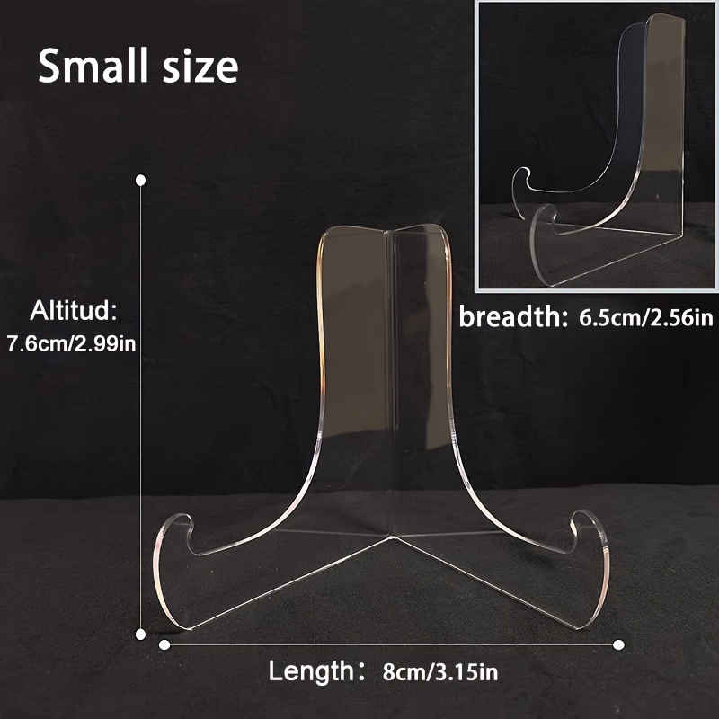 Acrylic Plate Stands Clear Acrylic Display Easels Clear - Temu United Arab  Emirates