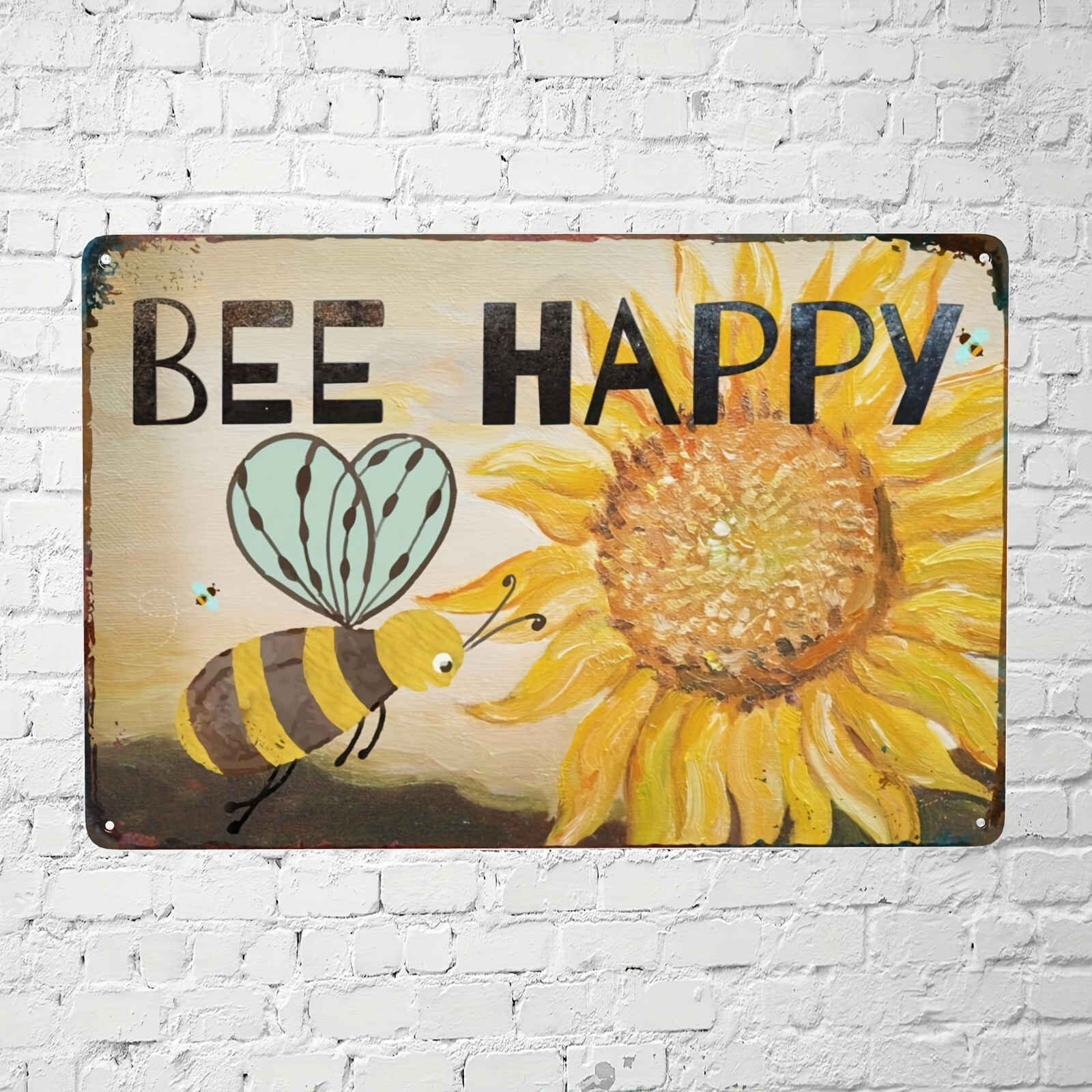 Bee Decor-Home is Where Your Honey Sign 6x12 Inch
