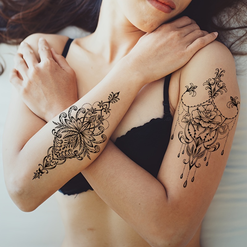 18+ Tribal Lotus Flower Tattoo