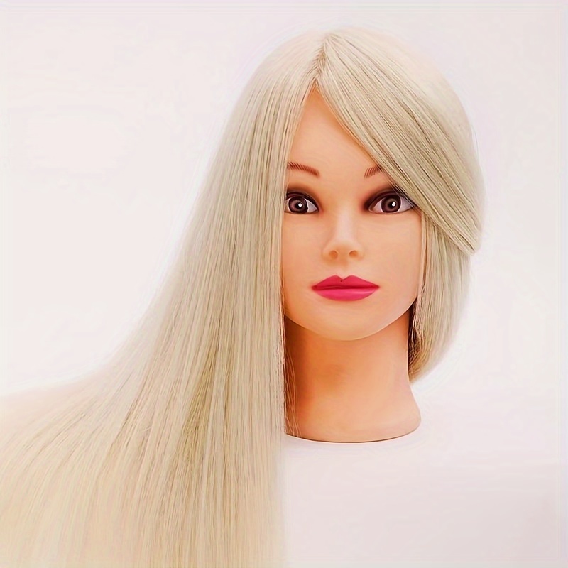 Mannequin Heads With 75% Real Human Hair Training - Temu