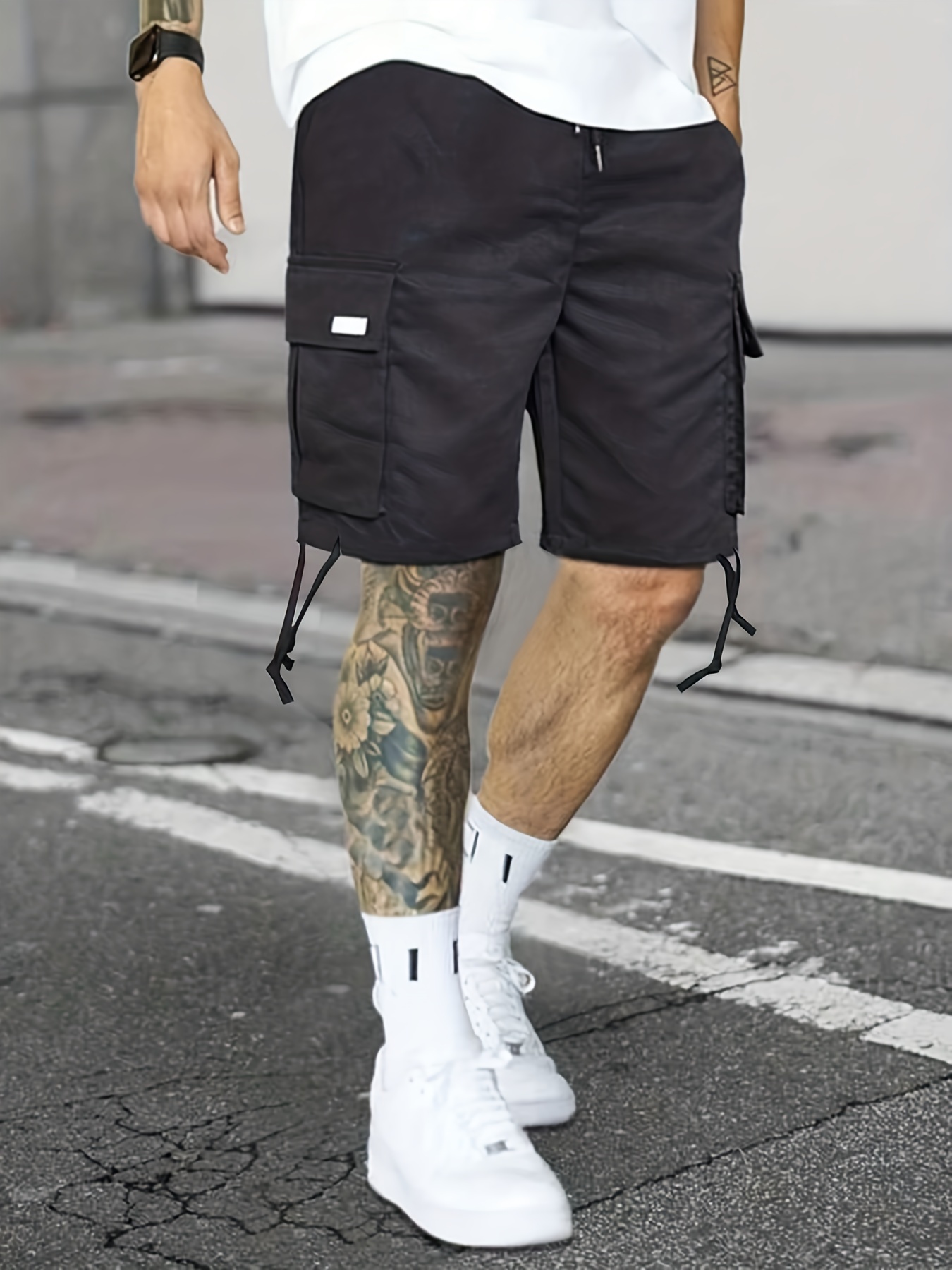 Trendy Cargo Shorts Men's Casual Multi Pocket Cargo Shorts - Temu