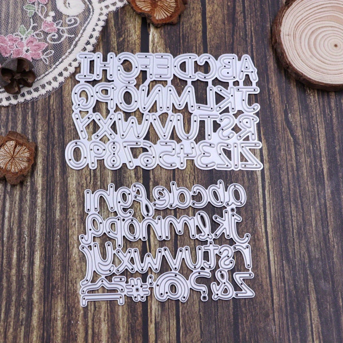 26 English Letters New Metal Cutting Dies For Diy Paper Card - Temu