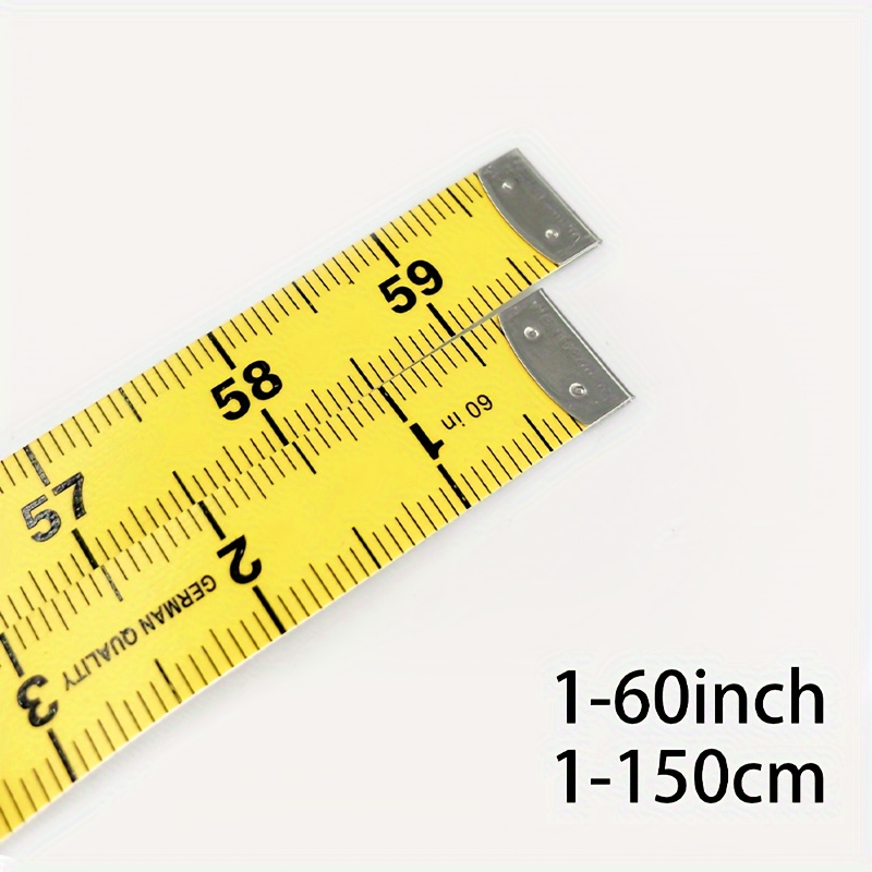 2pcs 150cm/60inch Body Measuring Ruler Sewing Tailor Tape Measure  Centimeter Meter Sewing Measuring Tape Soft Random Color