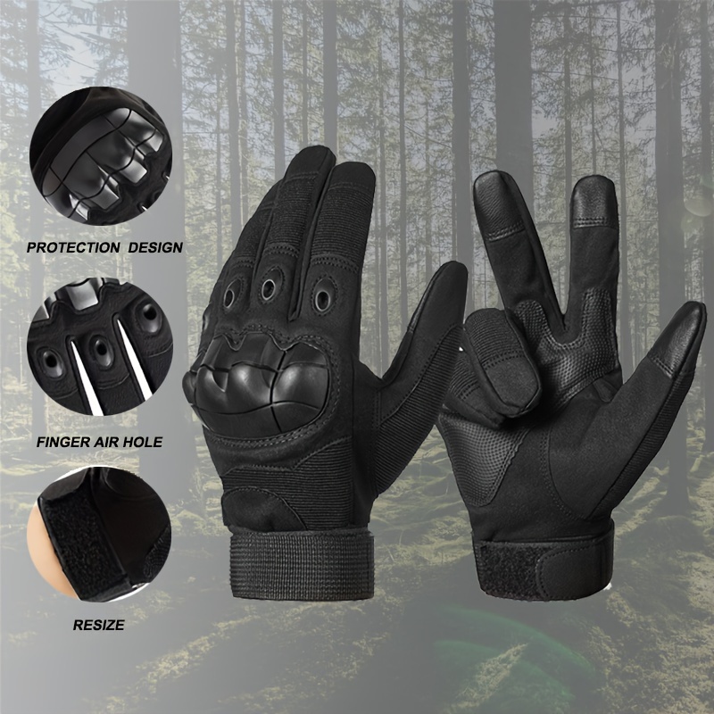 Men's Work Gloves Touch Screen Synthetic Leather Utility - Temu