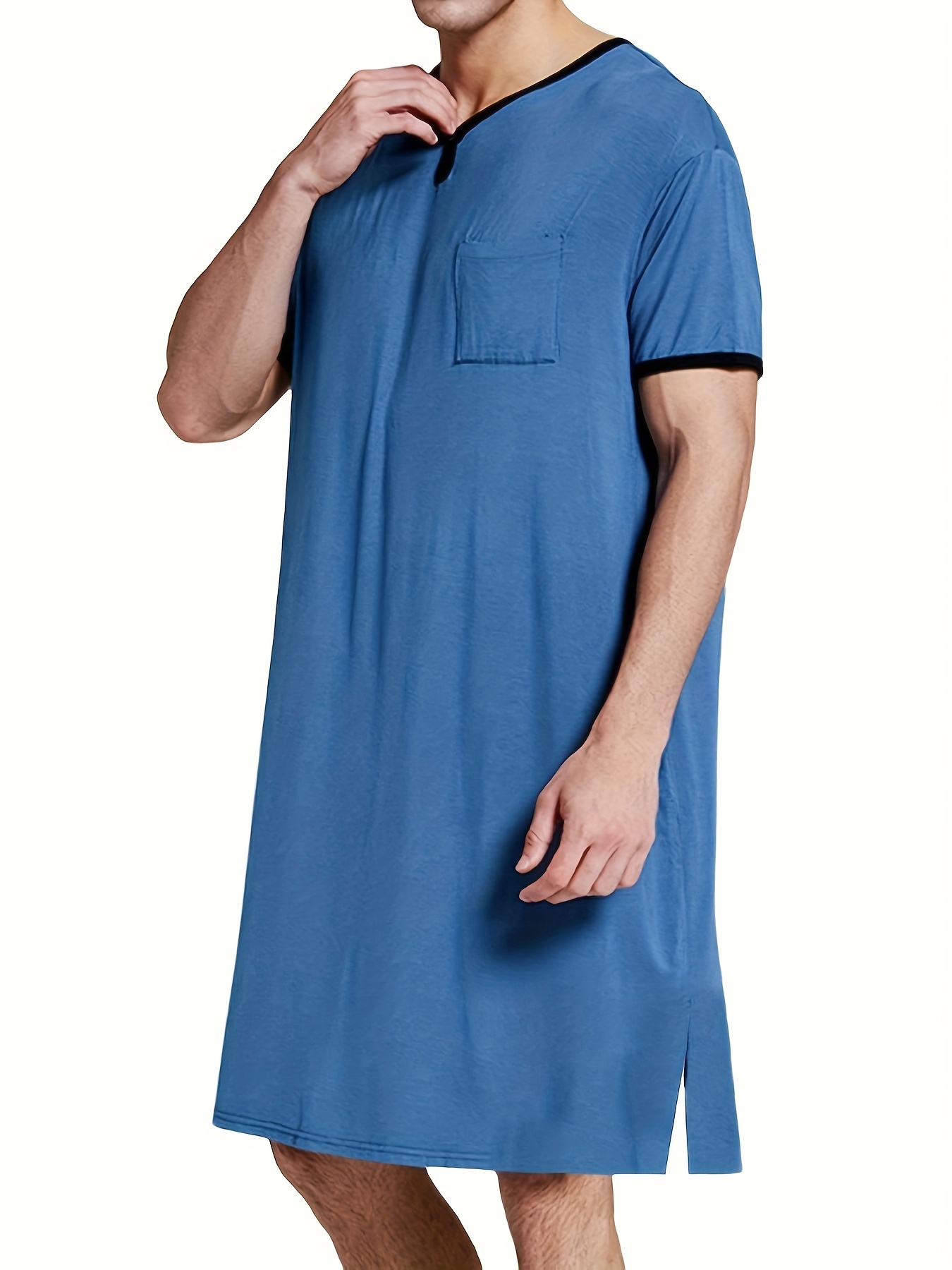 Long Shirts Nightgown Thin T shirt Loose Loungewear Pajamas - Temu