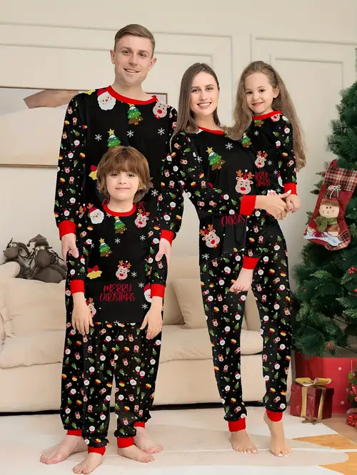 Christmas Pajamas Family Set - Temu