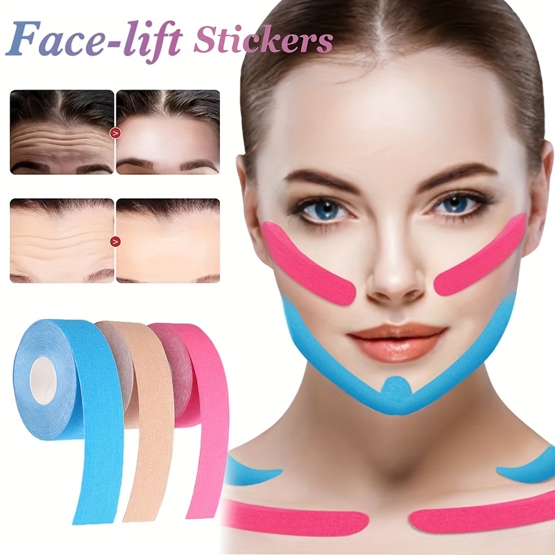 Instant Face Lift: Elastic Face Lifting Tape Kinesiology - Temu