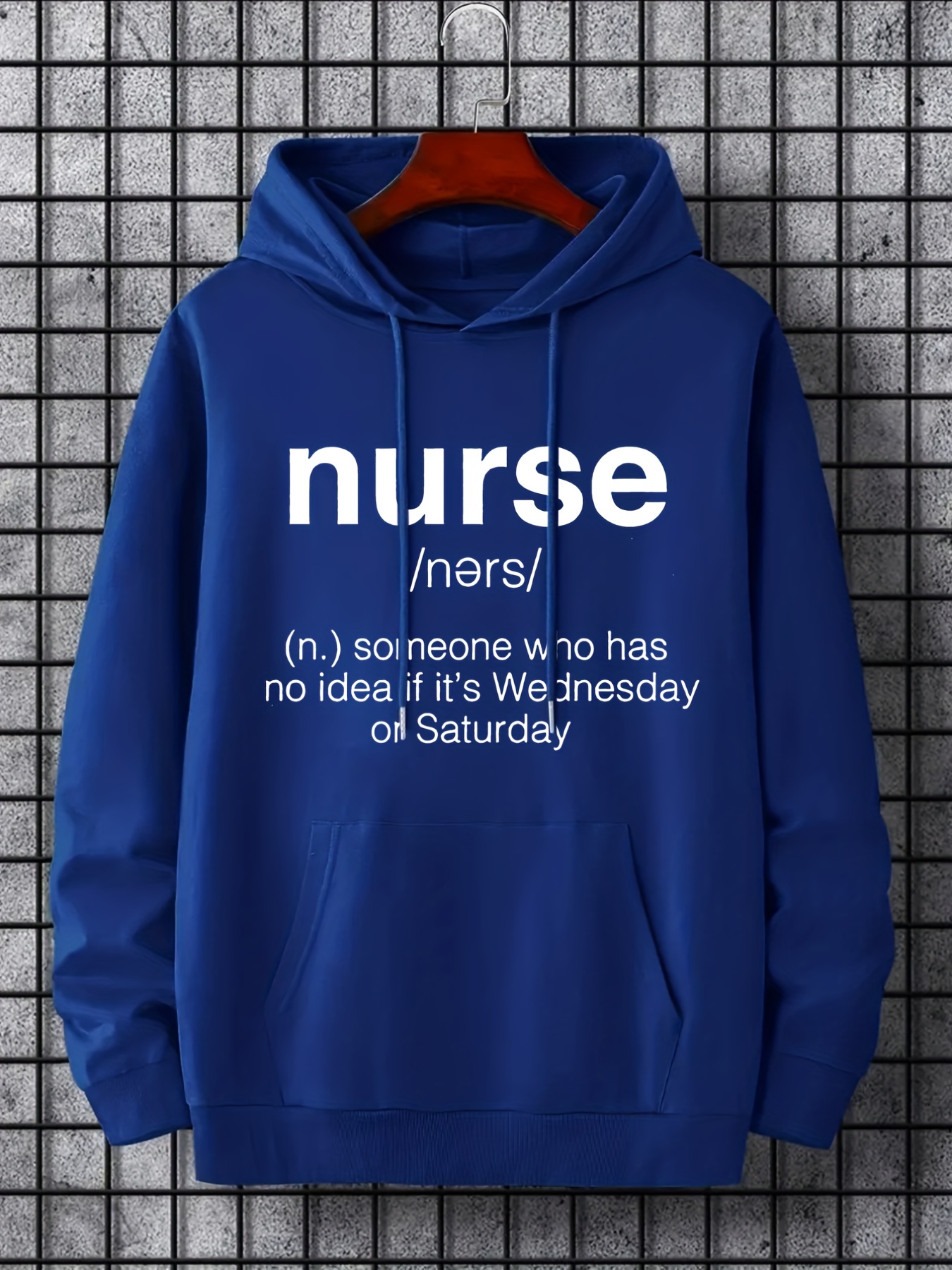 Funny Nurse Definition Hoodie Men's Casual Pullover Hooded - Temu
