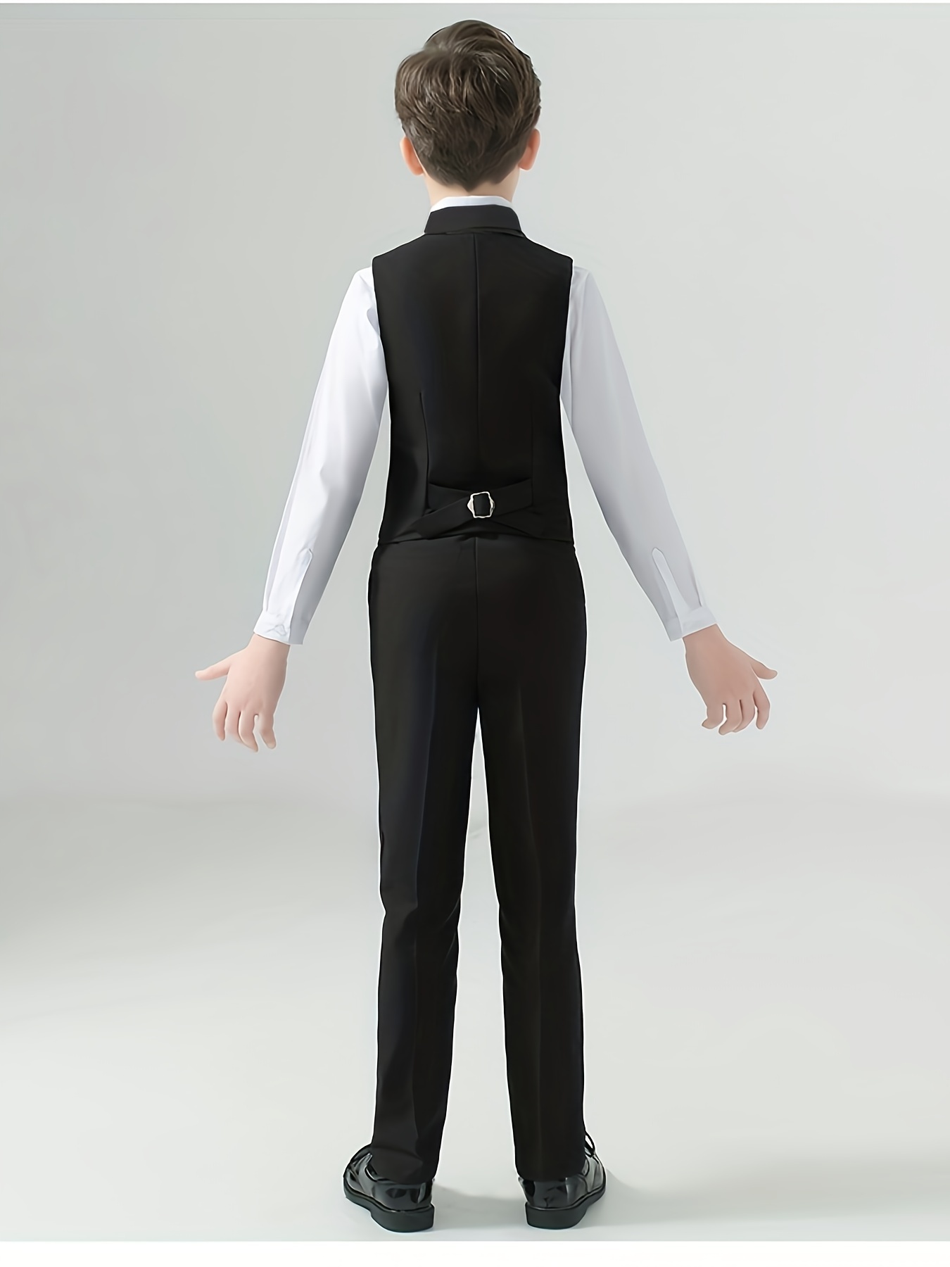 Boys Formal Gentleman Outfits Long Sleeve Bowtie shirt pants - Temu Canada