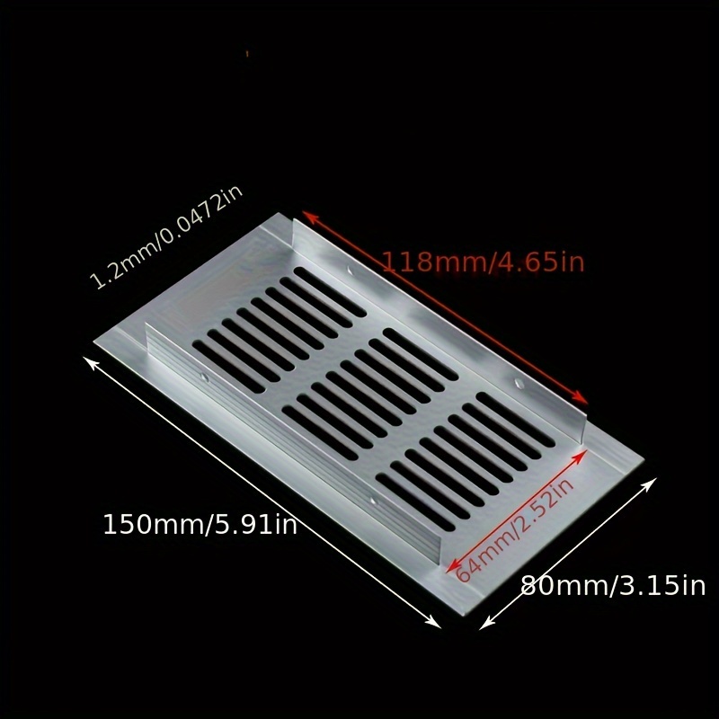 Aluminum Alloy Air Vent Grille  Aluminum Grille White - 1pcs