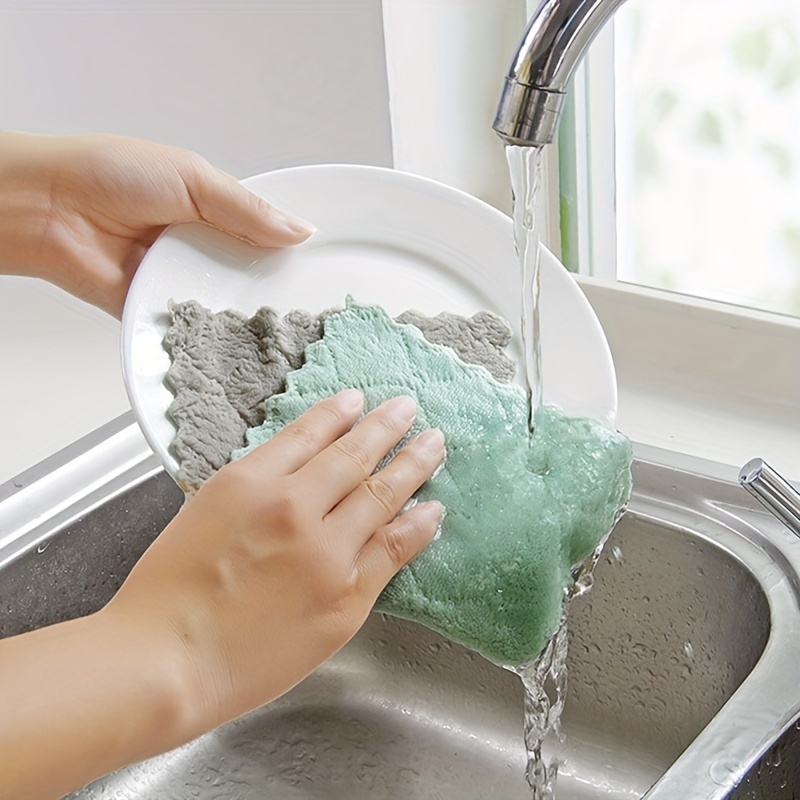 Juego de paños de microfibras para limpieza del cuarto de baño