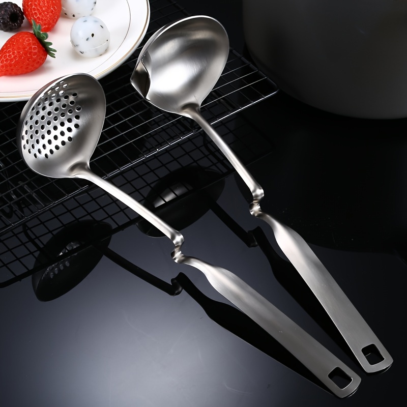 Stainless Steel Hangable Hot Pot Ladle Slotted - Temu