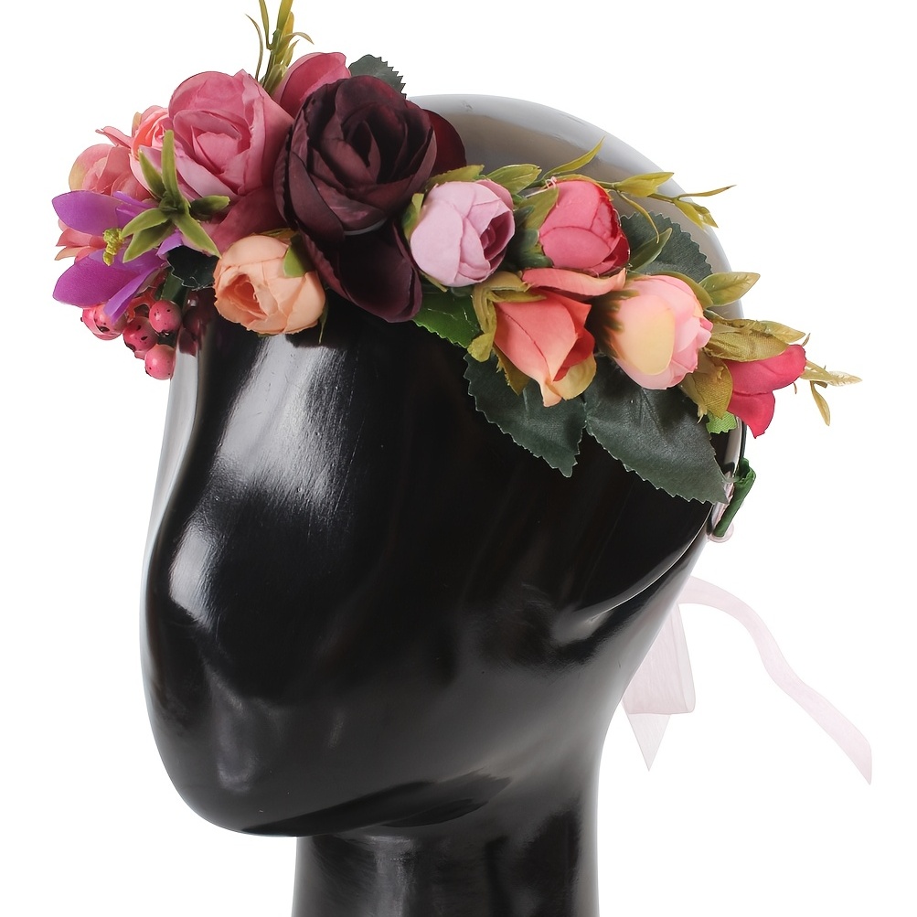 Adjustable Flower Headband for Women