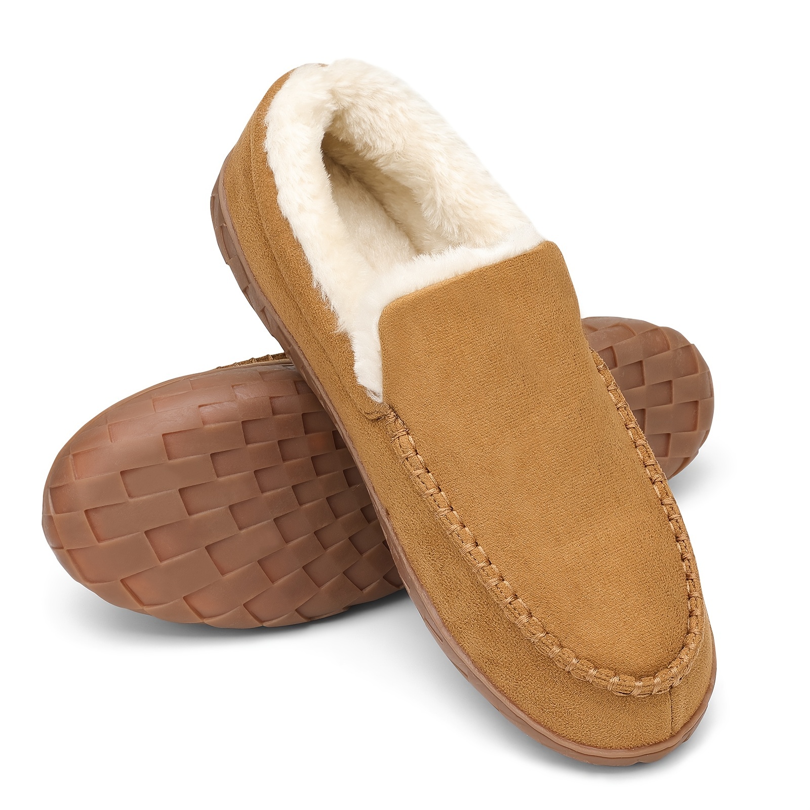 men s moccasins slippers comfy breathable non slip indoor