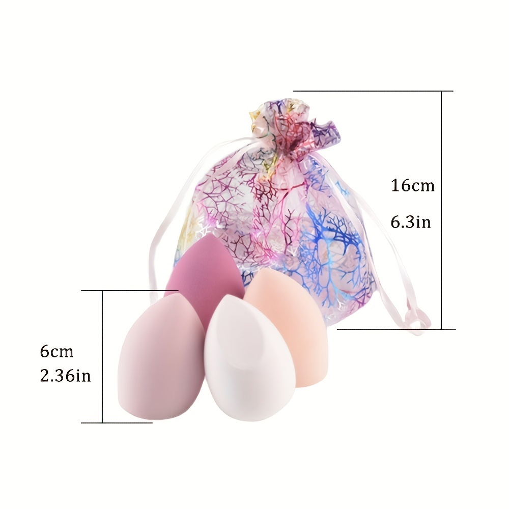 4 Pz Spugne Trucco Sacchetto Spugna Bellezza Morbida - Temu Italy