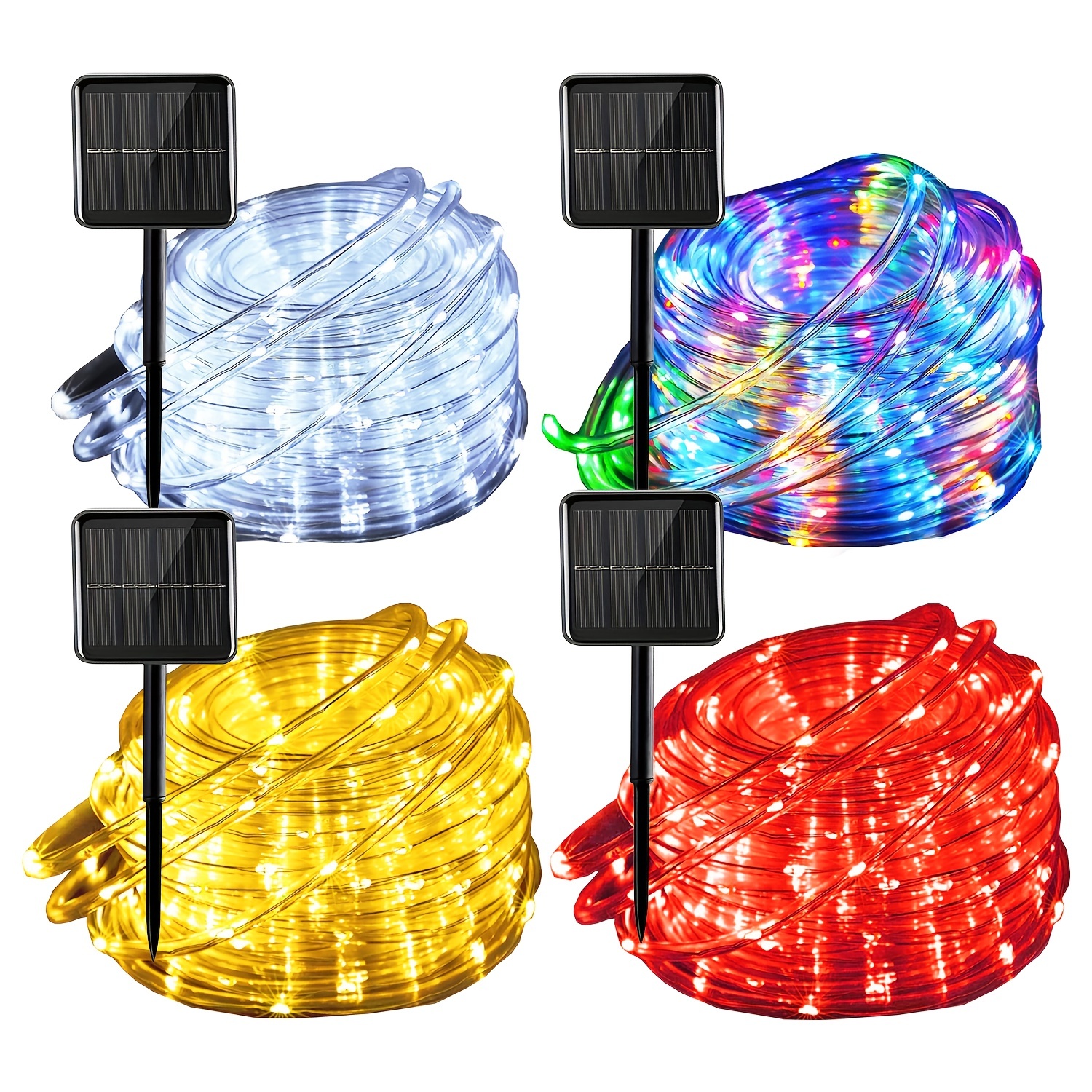 Guirlande lumineuse boules colorées 20 LED 3,72 m (Lot de 2)