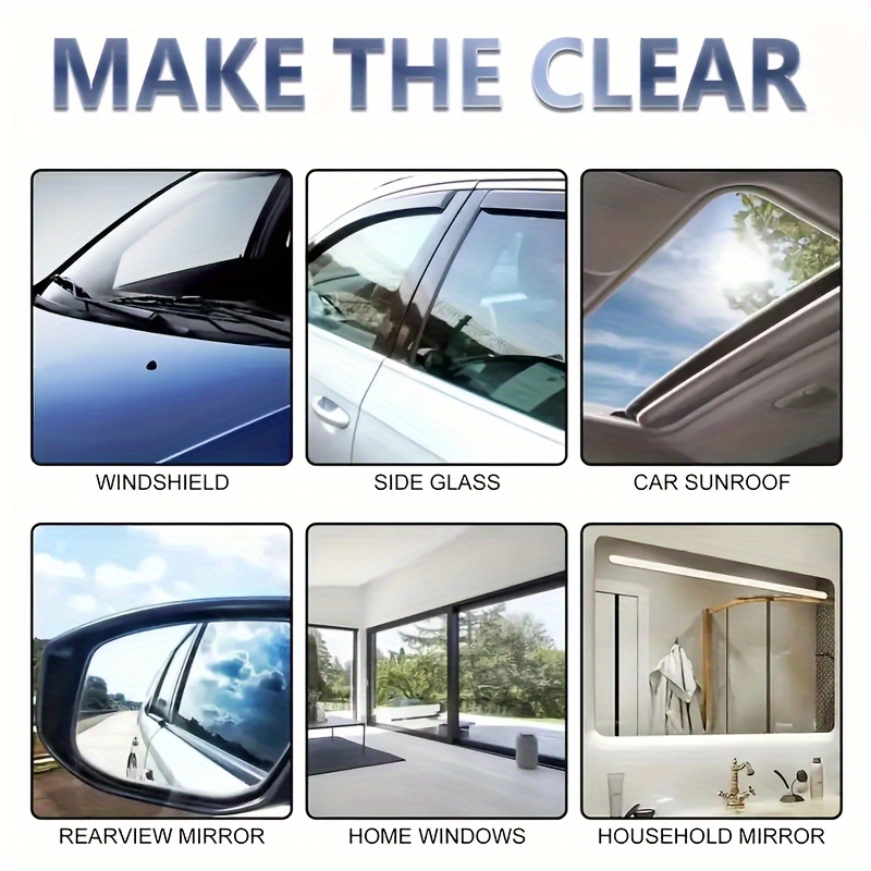 Car Glass Water-repellent Anti-rain Coating Anti-fog Spray Auto Windshield  Window Glass Coating Rainproof For Mirrors