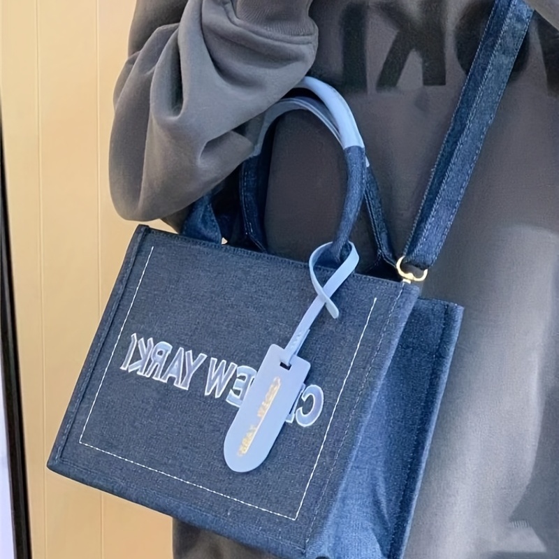 Canvas Shoulder Bags For Women 2022 Crossbody Messenger Bag Y2K High  Quality Denim Tote Satchel Bags Luxury Handbags Designer