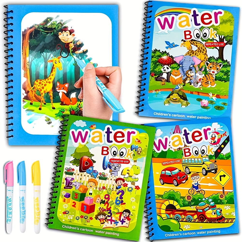 Magic Water Drawing Book: Sensory Early Education Toys For - Temu