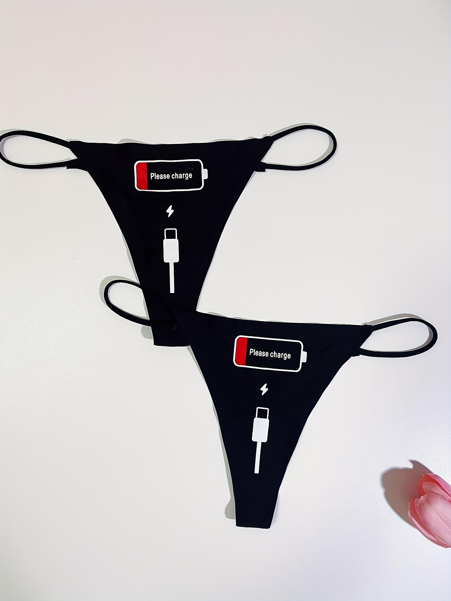 Women's Soft Cute English Belted Bikini Panties Breathable - Temu