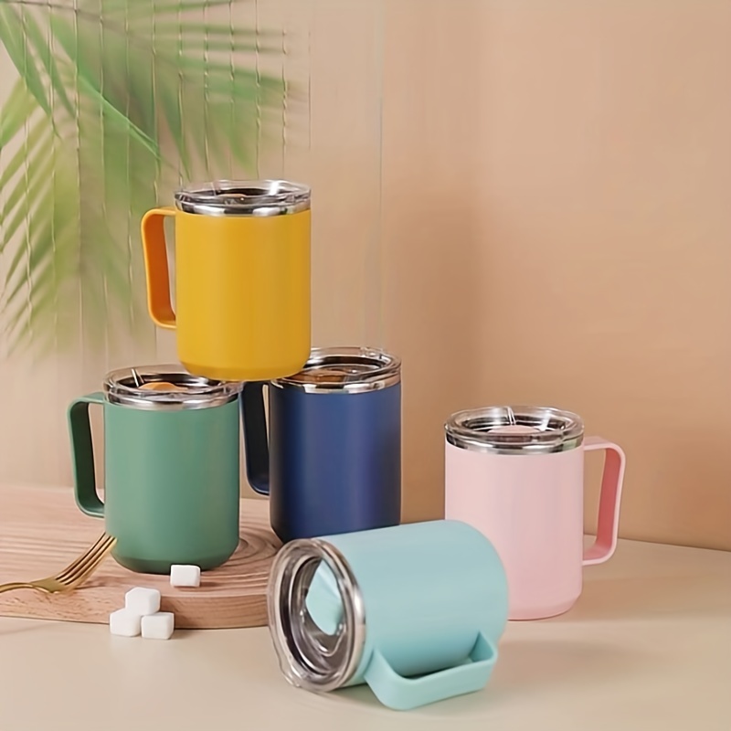 450ml Stainless Steel Smart Insulation Coffee Mug Portable keeps