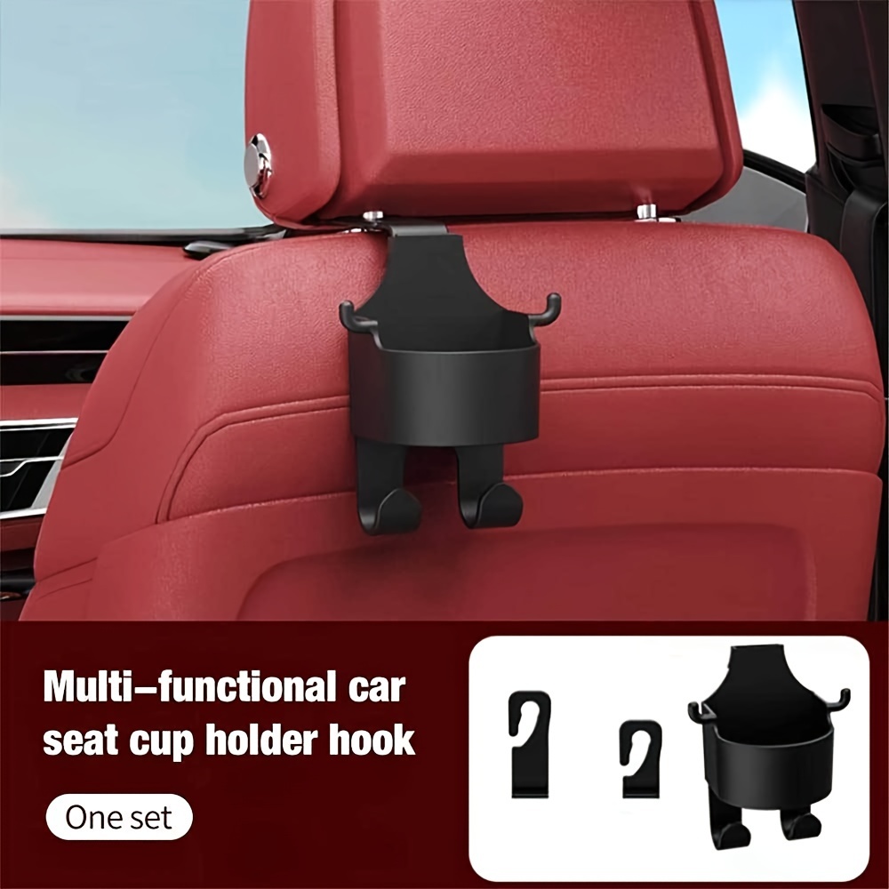 Multifunctional Car Seat Back Hooks 1 Car Hook Cup Holder - Temu