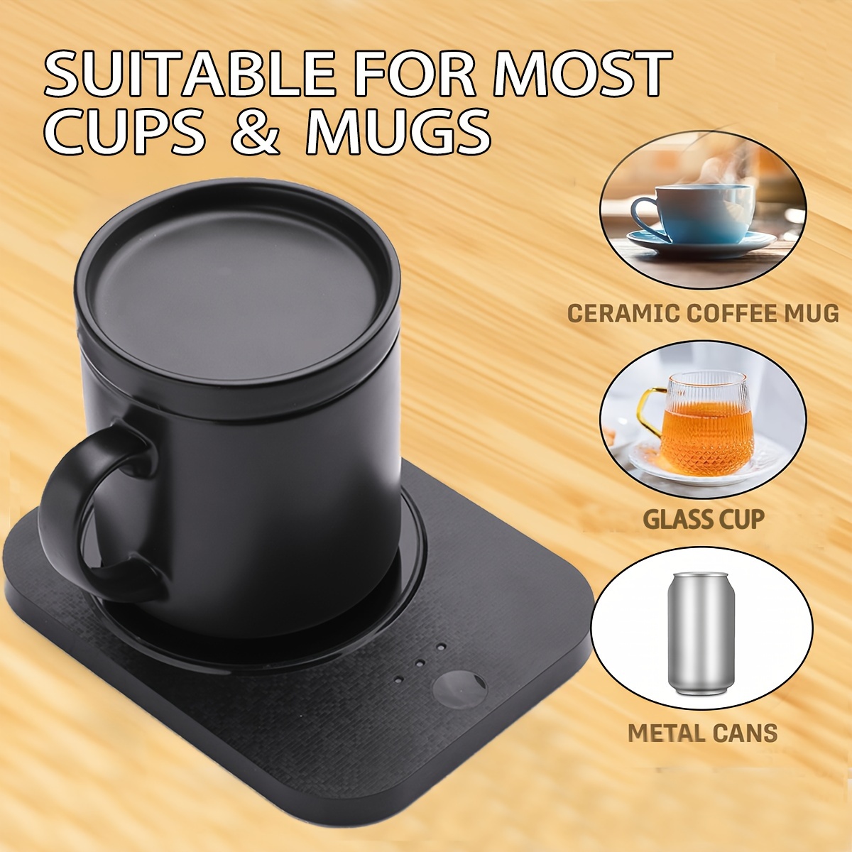 Coffee Mug Warmer, Drink Warmer With Wireless Charger,beverage