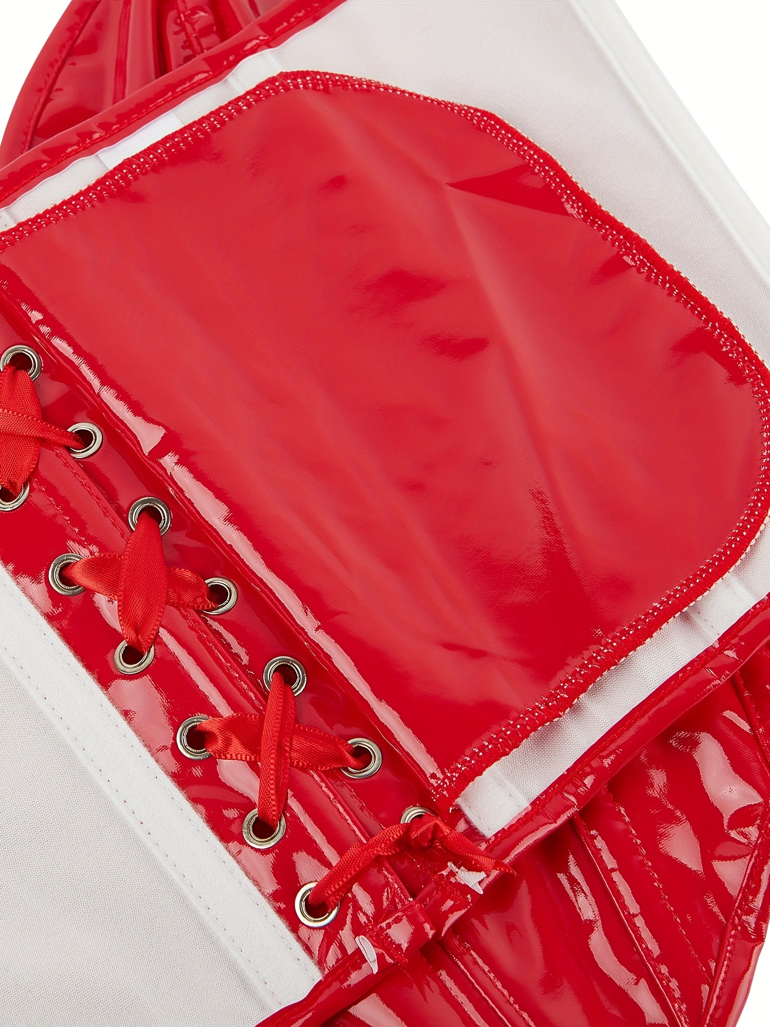 Red Strapless Corset Deep V Tummy Control Lace Body Shaper - Temu