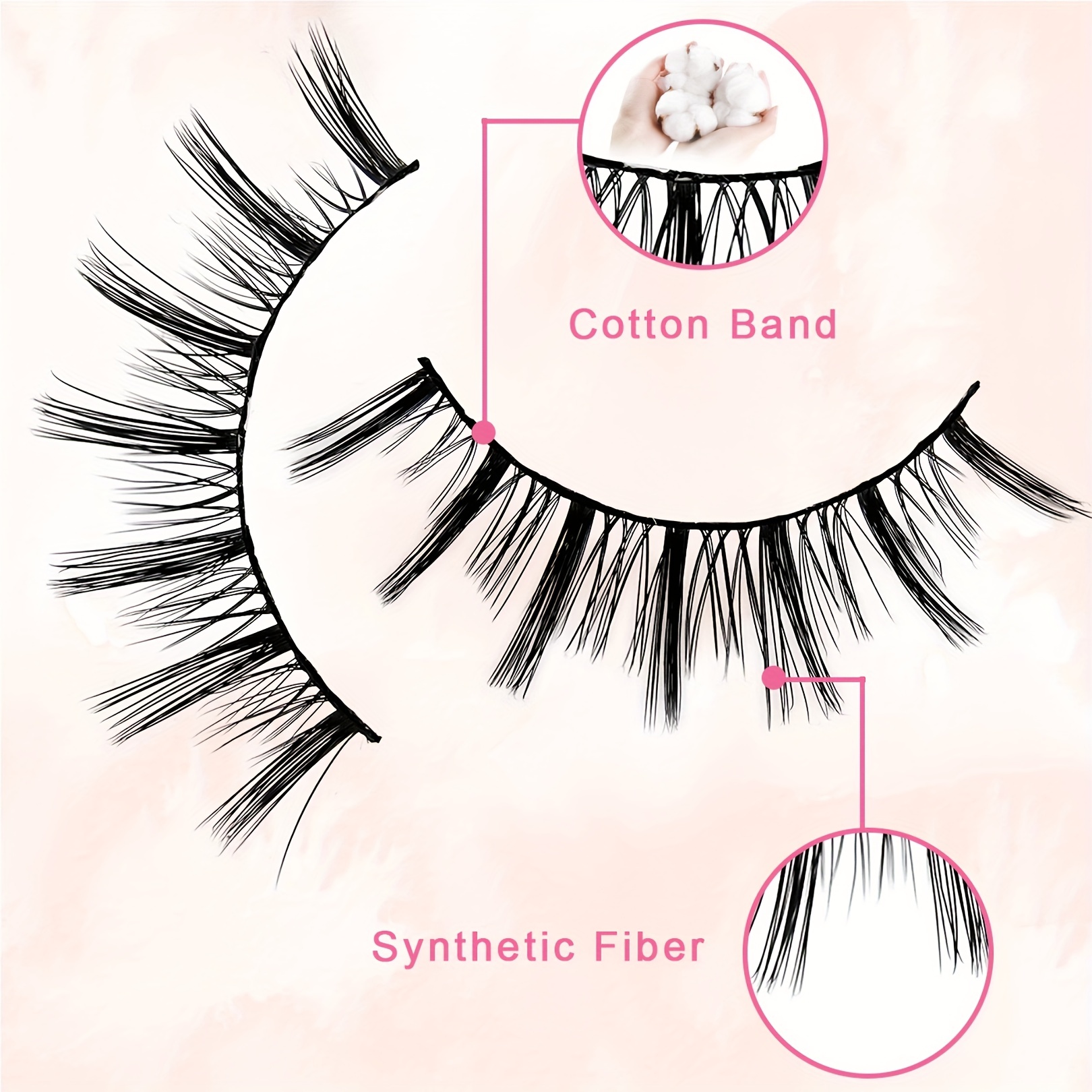 10 Pairs of Natural Curling Little Devil Faux Mink Lashes
