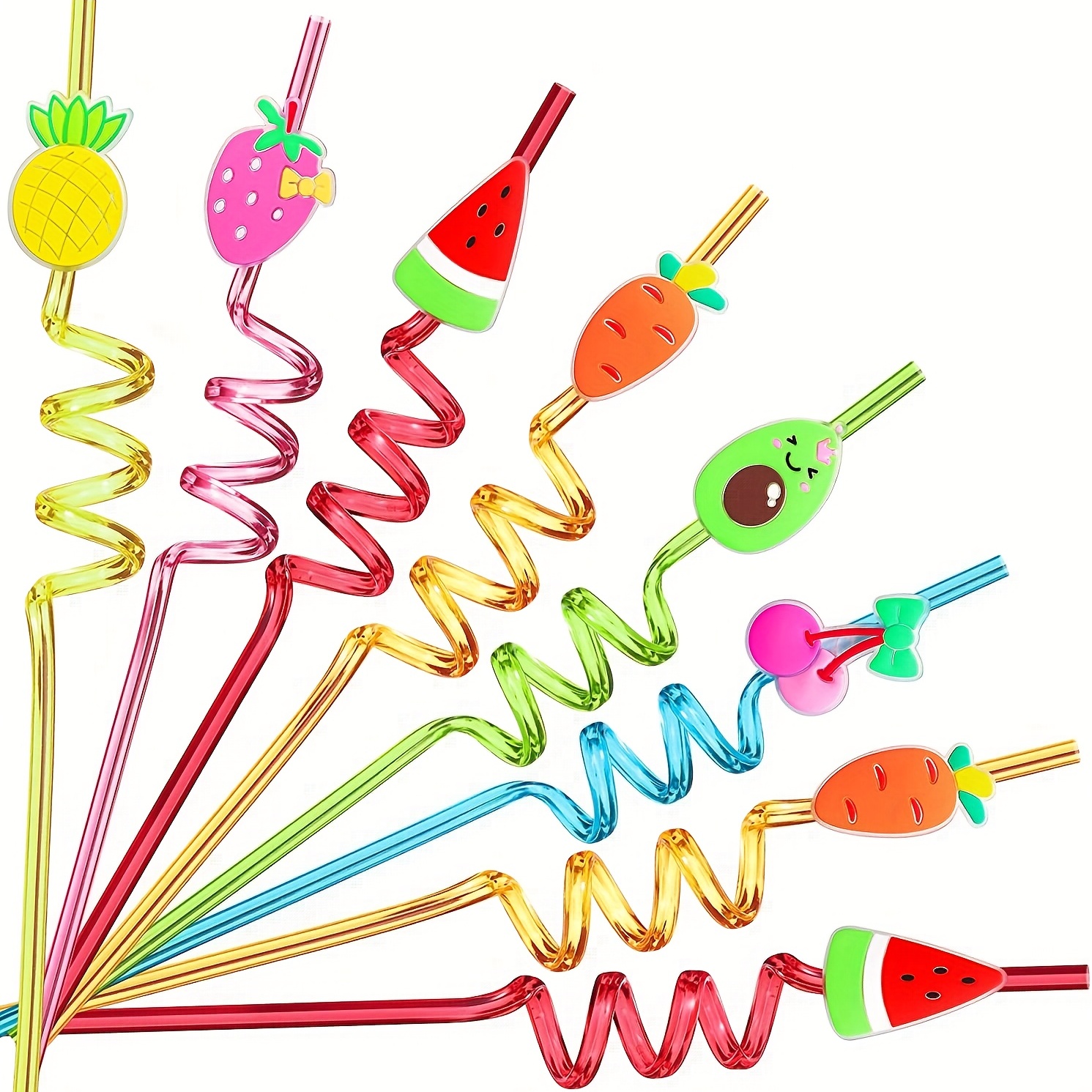  24 Baseball Party Drinking Straws, Baseball Party Decorations  Supplies for Kids Birthday, Baseball Party Favors for Kids, Crazy Silly  Straws for Baseball Theme Party Favors with 2 Pcs Cleaning Brushes 